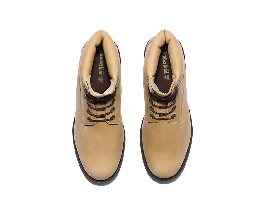 Timberland Heritage 6 Inch Lace Waterproof Beige Grey Sohle — graue EVA-Sohle