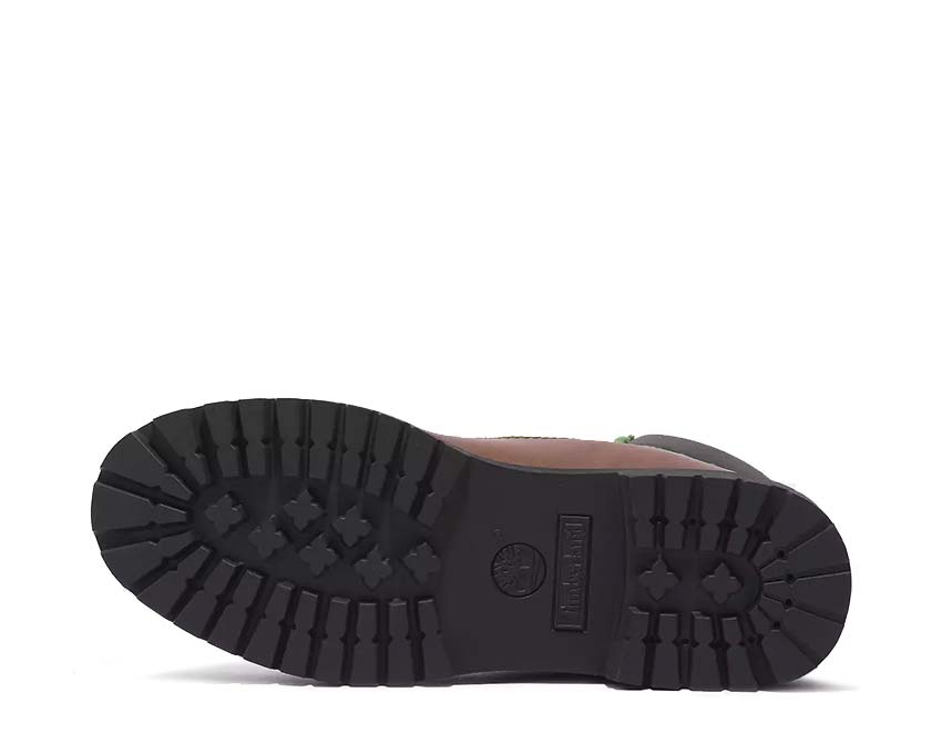 Timberland Heritage Black Pioneers 6 Inch Waterproof Brown Detail — verstärkte Zehenkappe