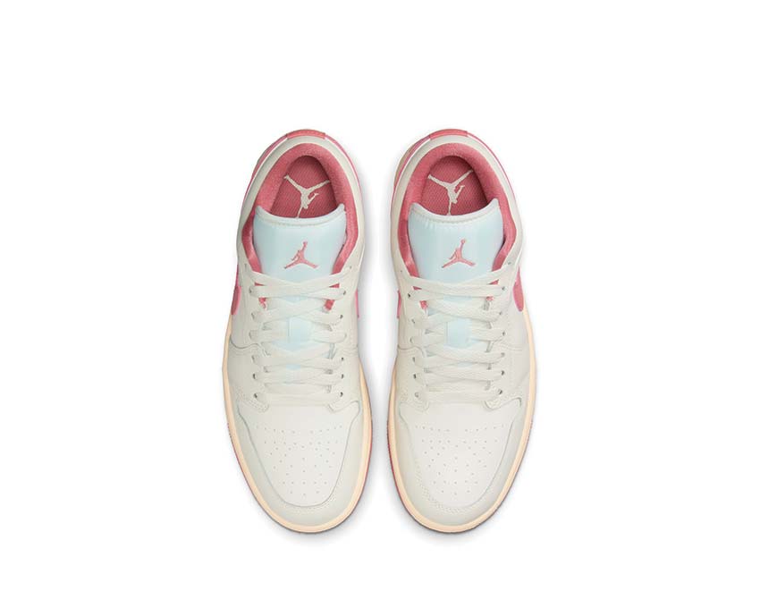 Jordan Air Jordan 1 Low W Pink Salt — vue dessus