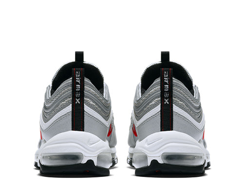 Nike Air Max 97 OG Metallic Silver Bullet semelle — unité Air visible 270° argentée