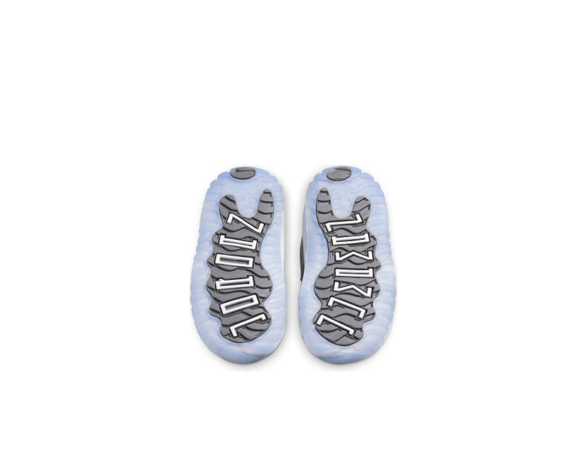 Air Jordan 11 Baby Retro 3/4 Medium Grey — vue de face Jordan 11 baby gris
