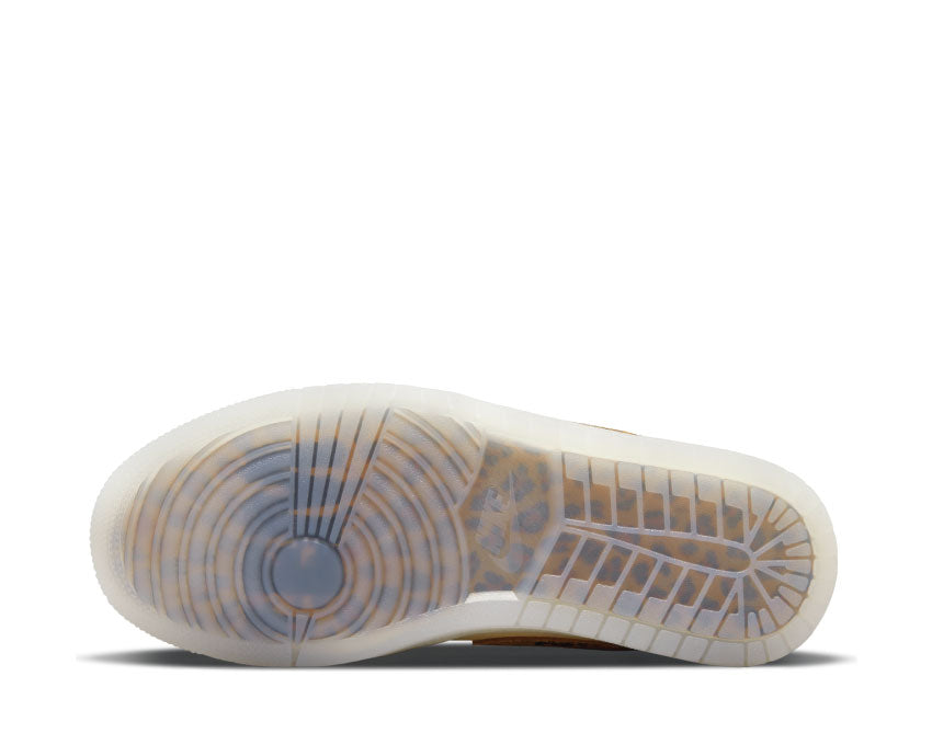 Jordan Air Jordan 1 Low Lemon Drop Wheat — vue de dos unisexe