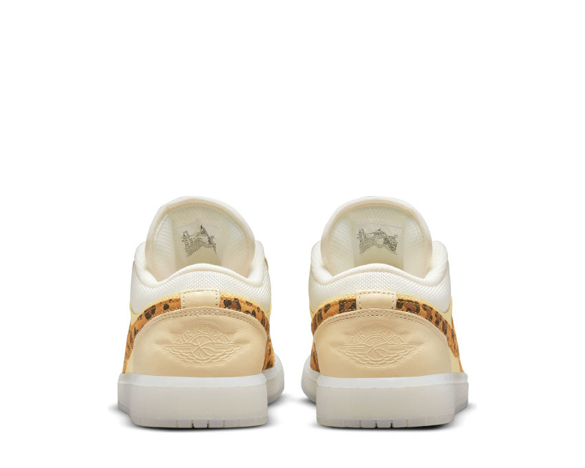 Jordan Air Jordan 1 Low Lemon Drop Wheat semelle — semelle basse blanche