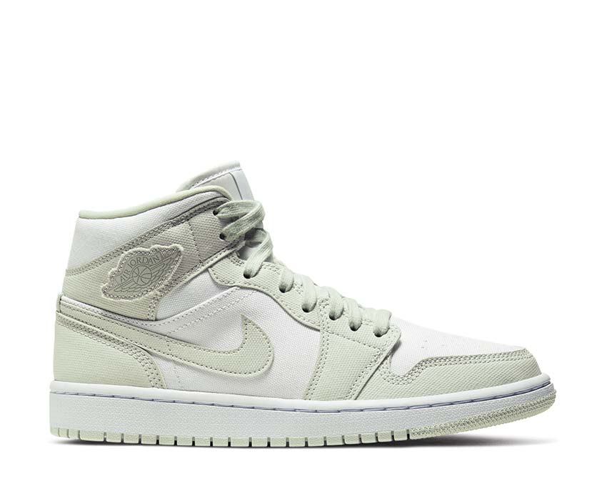 Jordan Air Jordan 1 Mid W White Spruce Aura — sneaker unisex bianco verde abete