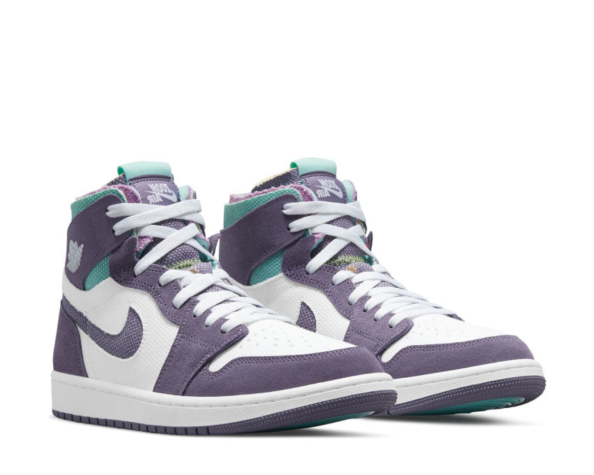 Jordan Air Jordan 1 Zoom Air Comfort Tropical Twist vue latérale — cuir lisse
