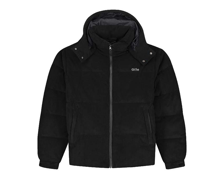 Arte Joey Corduroy Jacket Black — veste unisexe velours côtelé streetwear