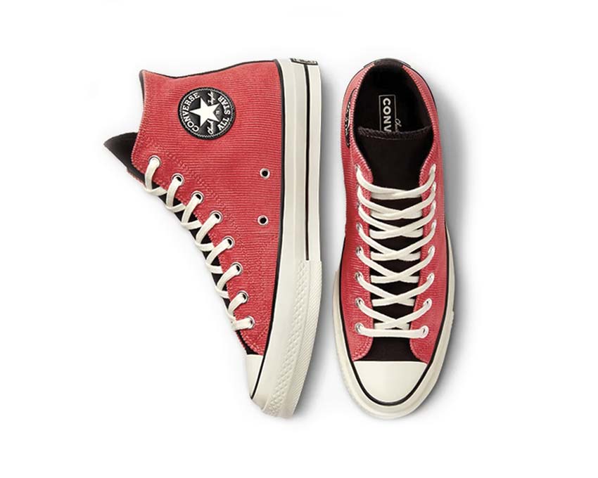 Converse Chuck 70 Hi Rhubarb Pie sole — pink vulcanized rubber sole