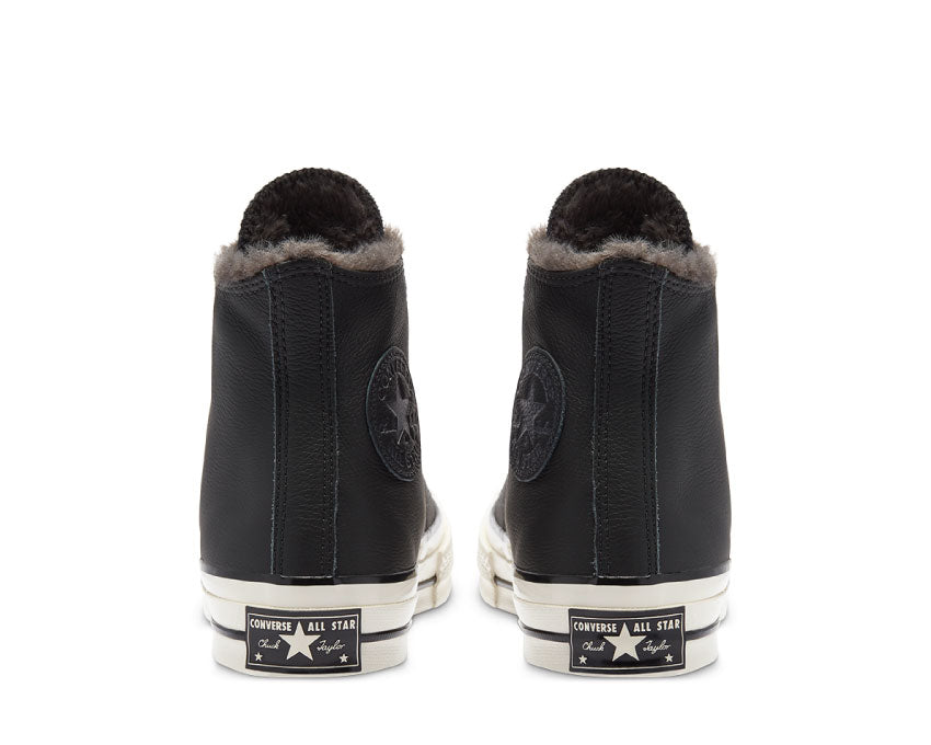 Converse Chuck 70 Hi Black détail — patch étoile Chuck Taylor brodé