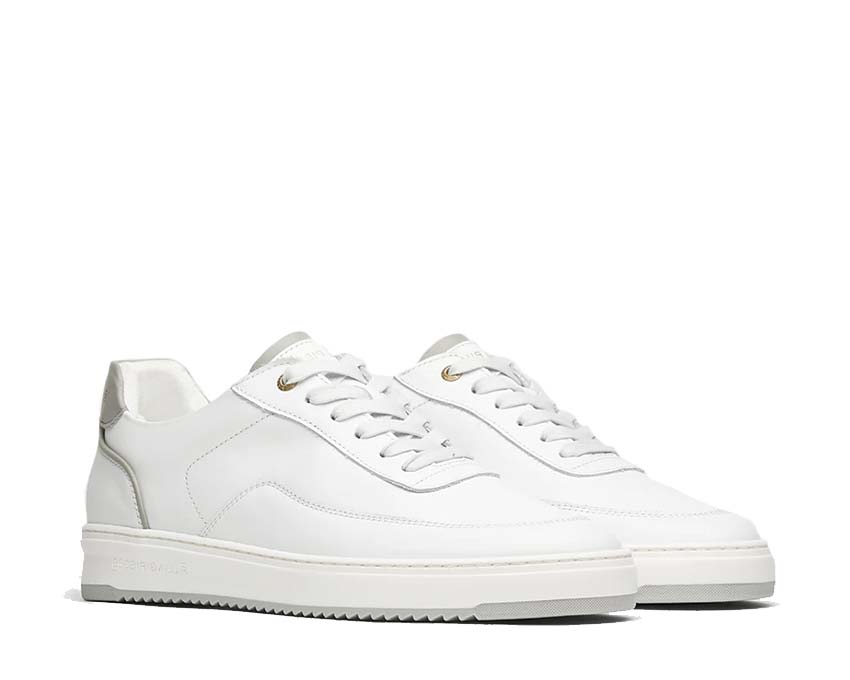 Filling Pieces Mondo Dela Light Grey vue latérale — cuir premium gris clair