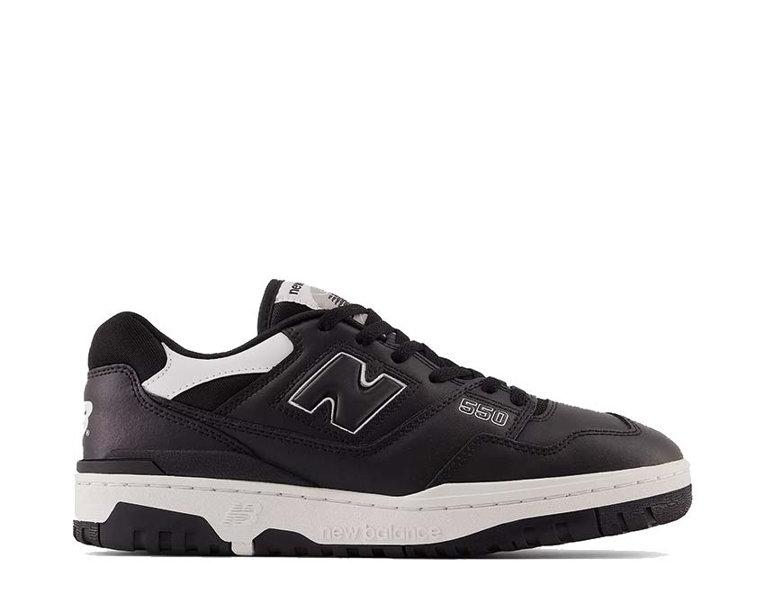 New Balance 550 Noir/Blanc — sneaker homme basketball rétro iconic