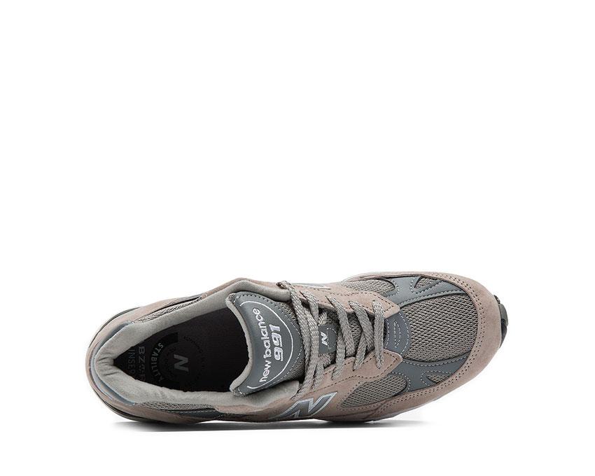 New Balance 991 Grigio Made in UK vista laterale — sneaker donna ammortizzazione ENCAP