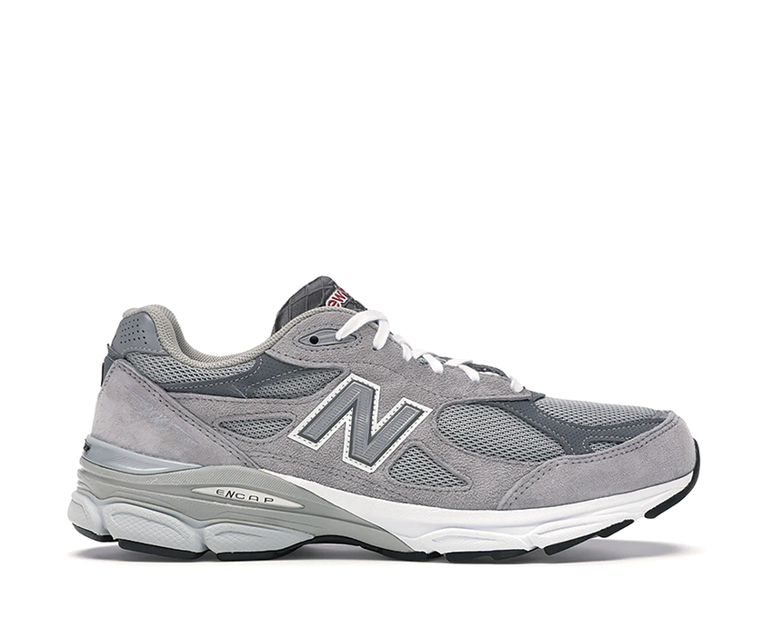 New Balance 990 Gris Made in USA — sneaker homme tige mesh suède ENCAP