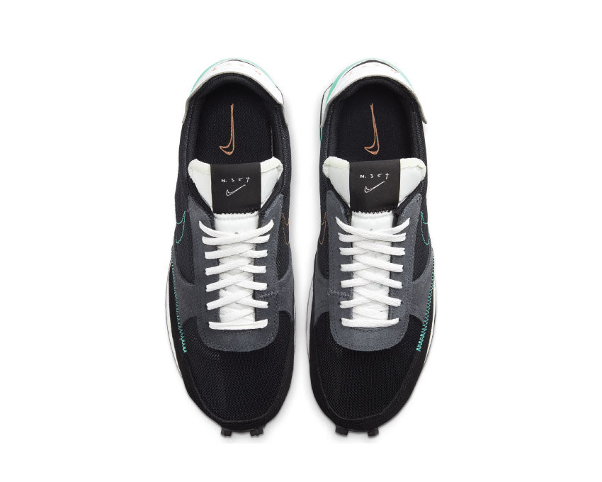 Nike Daybreak Type N.354 Black Menta suola — waffle esterno
