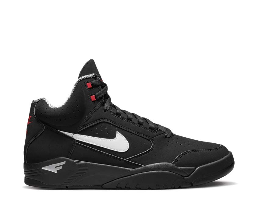 Nike Air Flight Lite Mid Black White Varsity Red — sneaker homme basketball retro