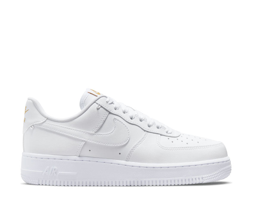 Nike Air Force 1 '07 LX White Metallic Gold — men's sneaker gold premium