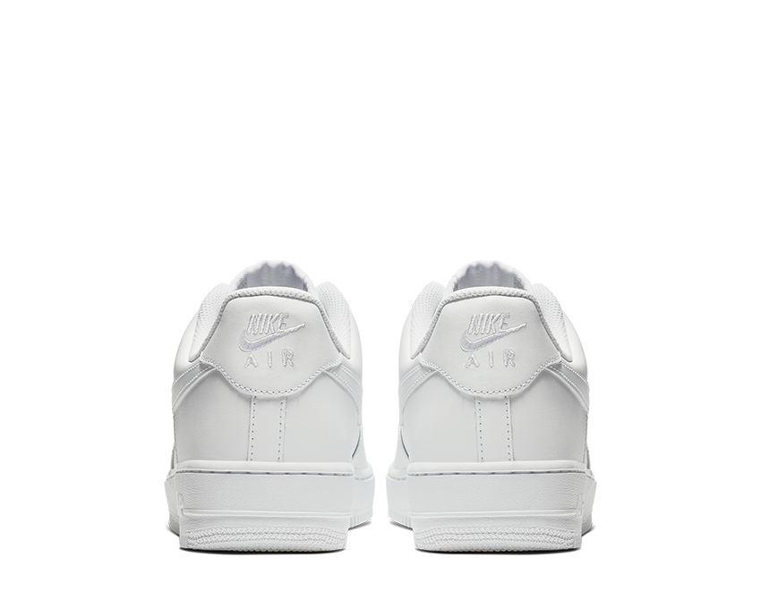 Nike Air Force 1 '07 White semelle — semelle Air cupsole blanc immaculé