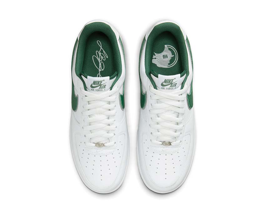 Nike Air Force 1 Low White Deep Forest semelle — semelle blanche Air Force