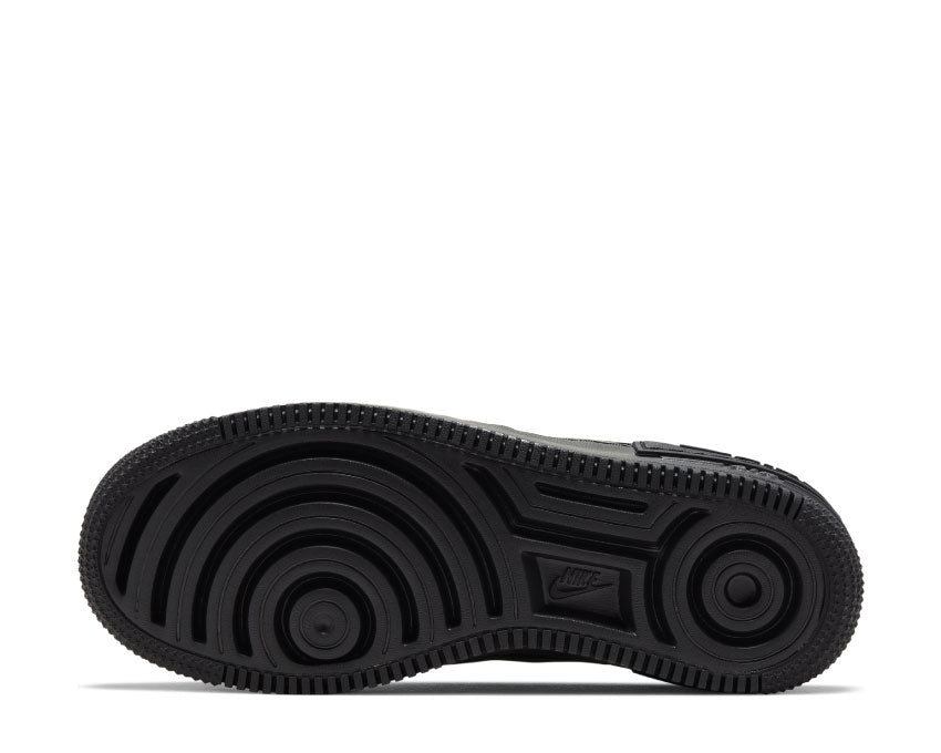 Nike Air Force 1 Shadow Black — vue arrière plateforme Shadow