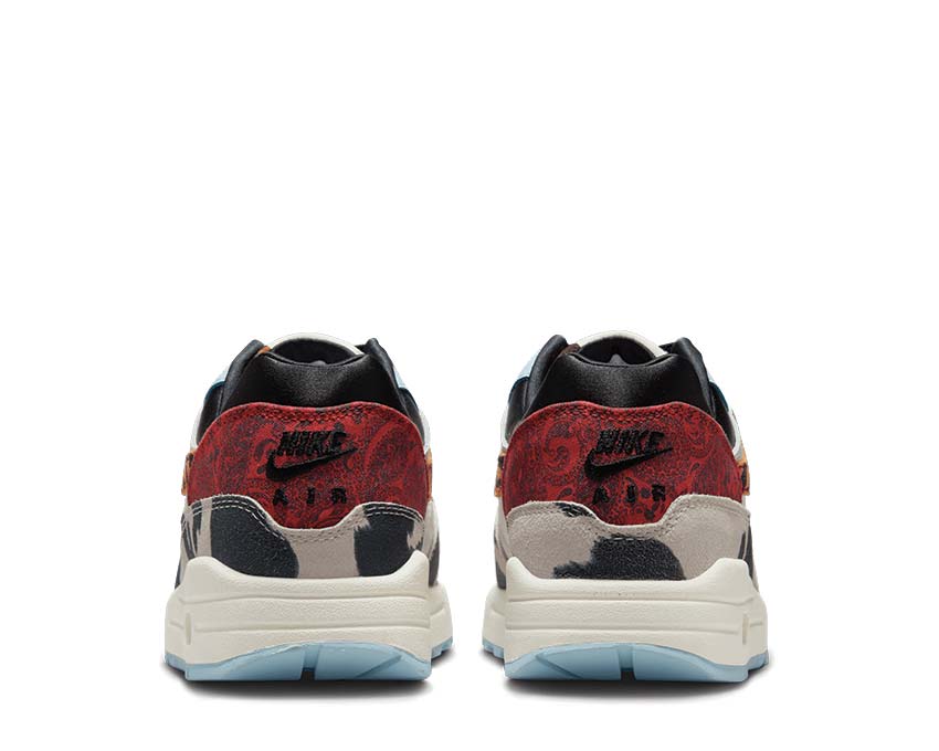Nike Air Max 1 '87 Sail Black Celestine Blue suola — Air visibile 87