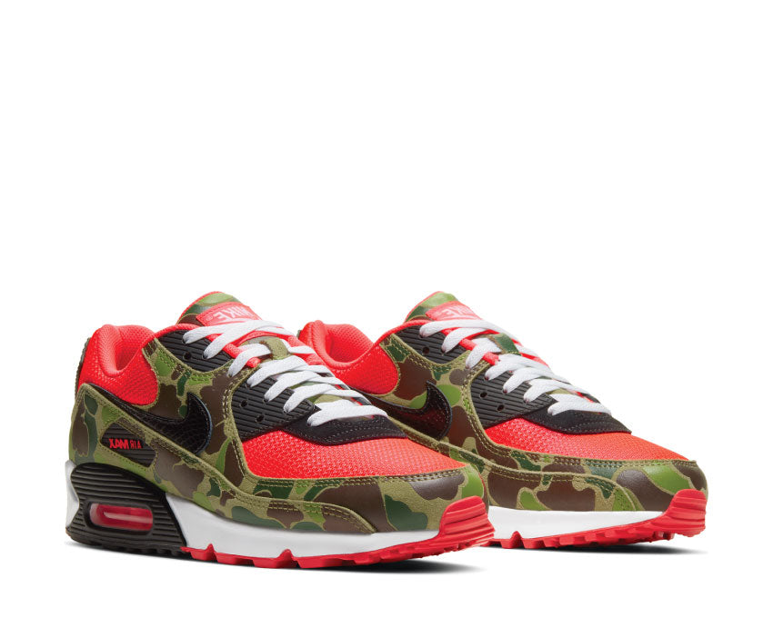 Nike Air Max 90 SP Infrared Seitenansicht — Camouflage-Mesh