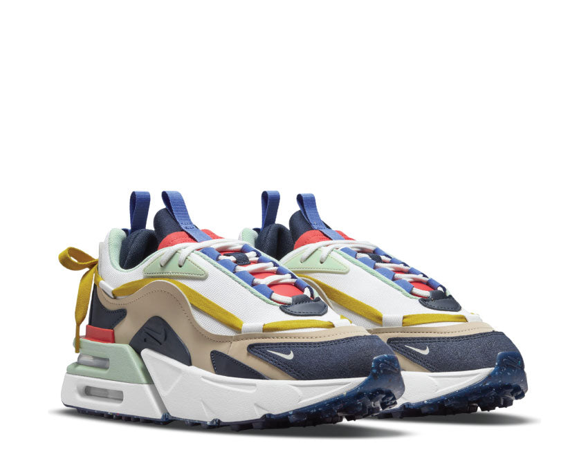 Nike Air Max Furyosa Rattan Summit White vue latérale — tige mesh et synthétique