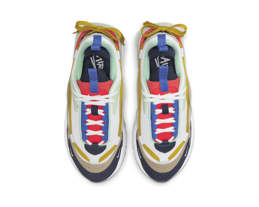 Nike Air Max Furyosa Rattan Summit White détail — tige mesh rattan