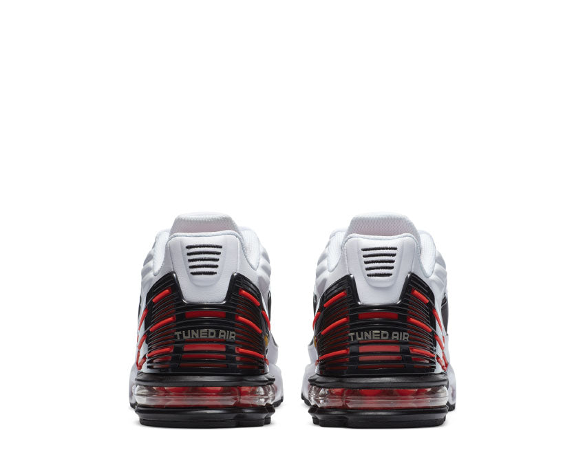Nike Air Max Plus III White Team Orange semelle — semelle Tuned Air visible