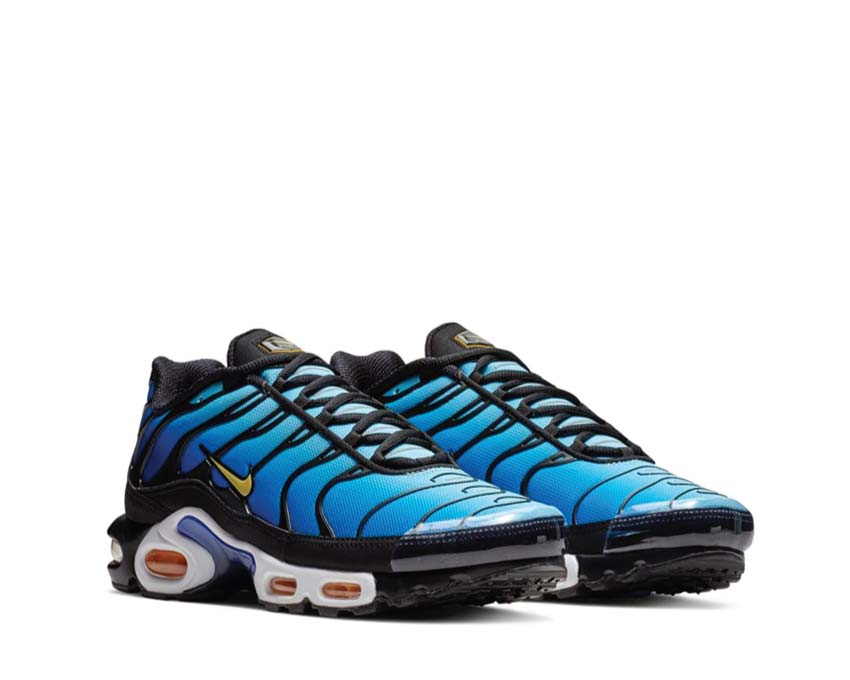 Nike Air Max Plus OG Hyper Blue vue latérale — tige mesh gradient