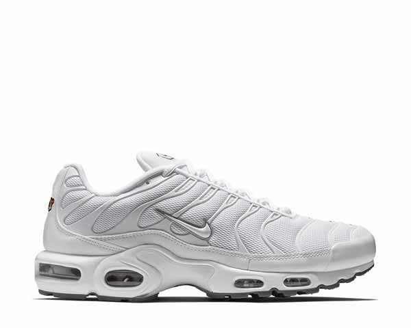 Nike Air Max Plus White — sneaker homme tige mesh blanc gradient