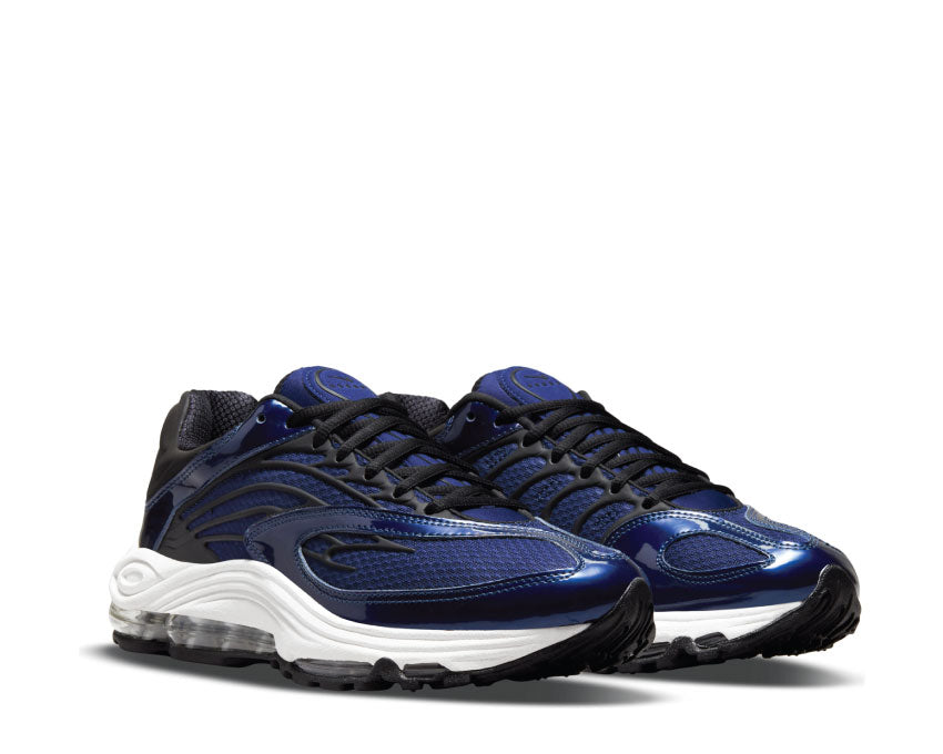 Nike Air Tuned Max Blue Void vista laterale — tomaia nubuck blue void