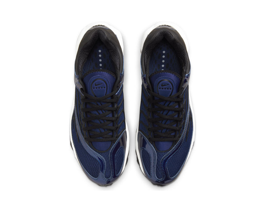 Nike Air Tuned Max Blue Void dettaglio — tomaia pelle blue void testurizzata
