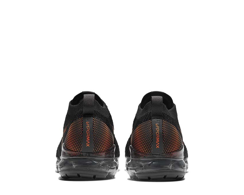 Nike Air Vapormax Flyknit 3 Black Total Orange Sohle — VaporMax Pod