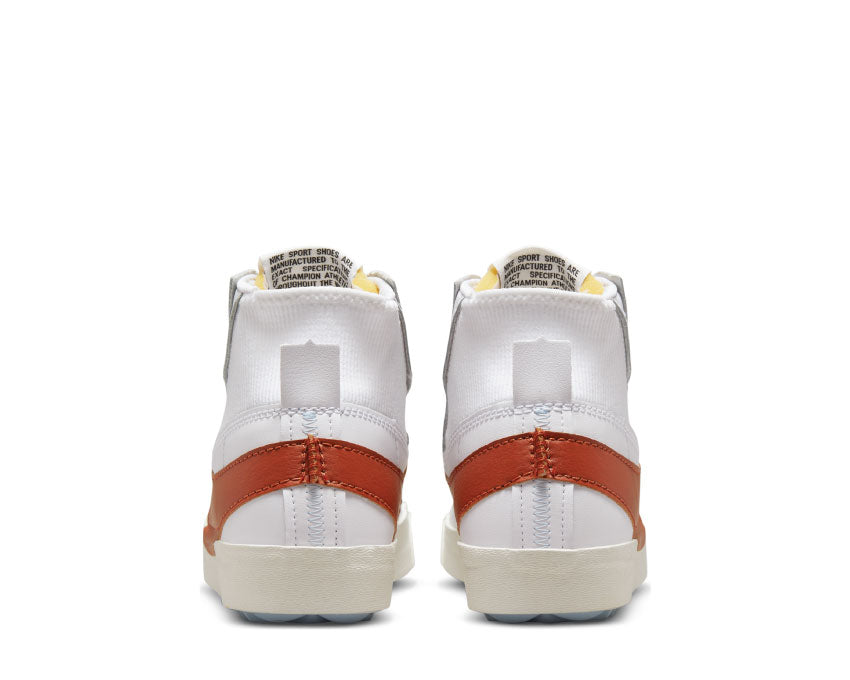 Nike Blazer Mid '77 Jumbo White Dark Russet Sohle — Vintage Blazer Sohle