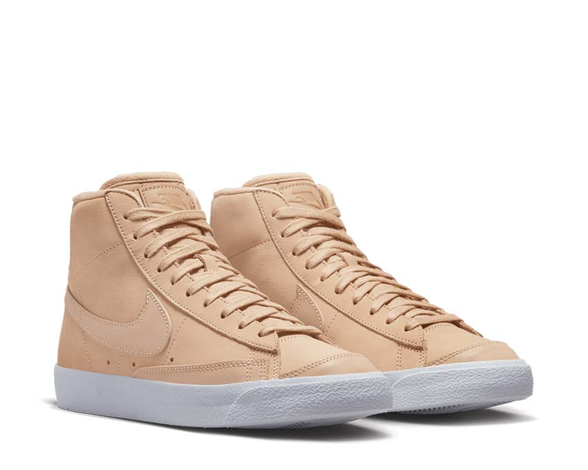 Nike Blazer Mid '77 LX Vachetta Tan White side view — premium vachetta leather