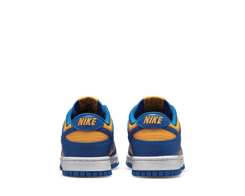Nike Dunk Low Retro UCLA Blue Jay University Gold suela — goma vulcanizada