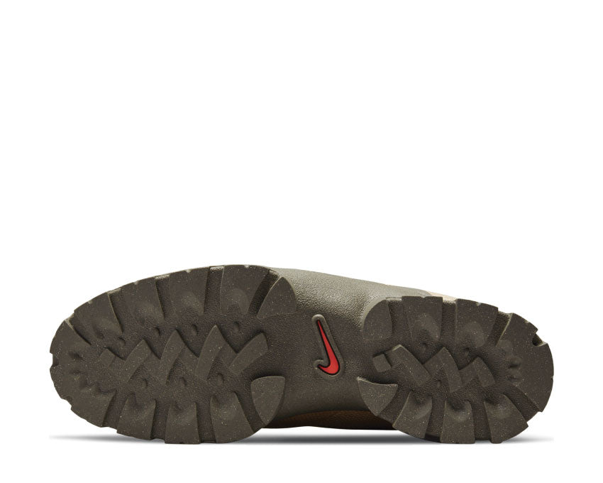 Nike Lahar Low W Hemp détail — tige chanvre naturel texturé