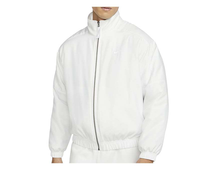 Nike Soloswoosh Satin Bomber Jacket — Herren Satin-Bomberjacke schwarz glänzend