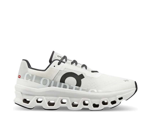 On Cloudmonster Undyed White — running uomo tecnologia CloudTec