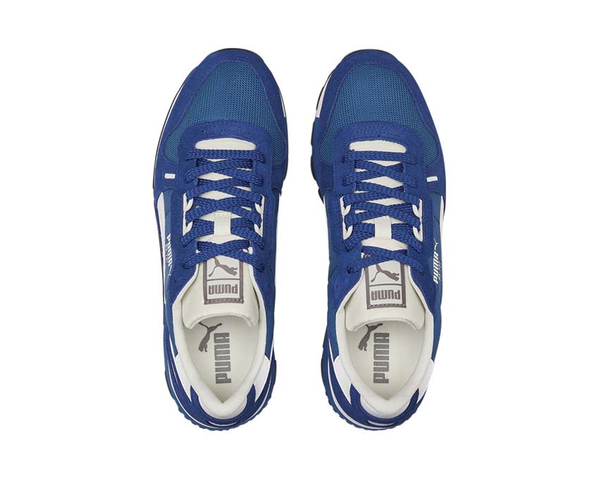 Puma RX 737 Vintage Lake Blue suola — suola trail con tacchette