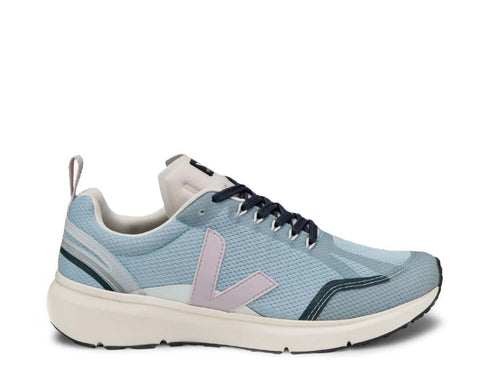 Veja Condor 2 Steel/Parme — sneaker femme mesh éco-responsable