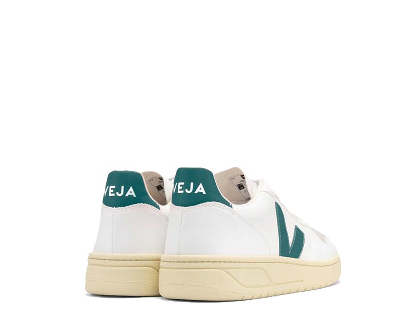 Veja V-10 White/Brittany suela — suela caucho natural